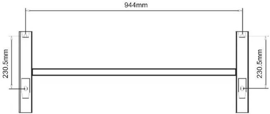 944mm 230.5mm 230.5mm
