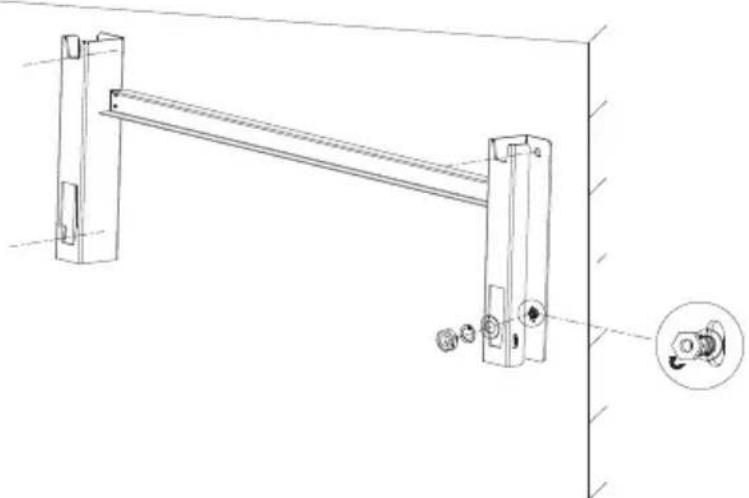 Growatt MAX 185-253KTL3-X HV - Wall Mount Bracket Installation - 3