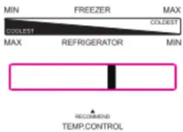 CHiQ CTM348NW2 - Freezer temperature adjustment - 1
