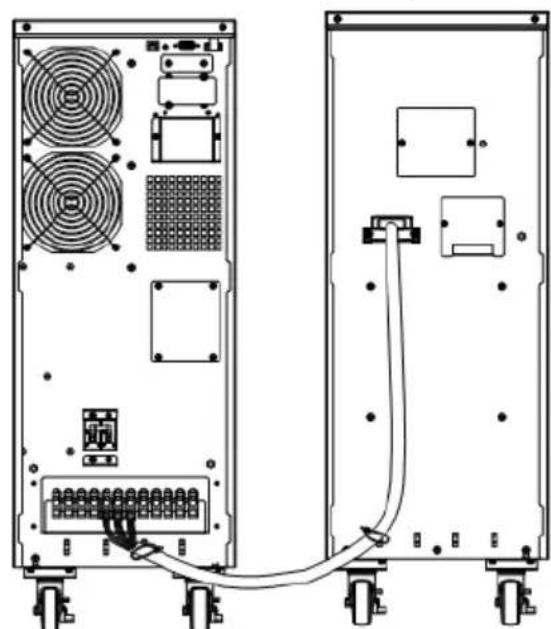 CyberPower BPSE240V47AOA - CONNECTION#1: POWER MODULE(UPS) WITH ONE BATTERY MODULE - 3