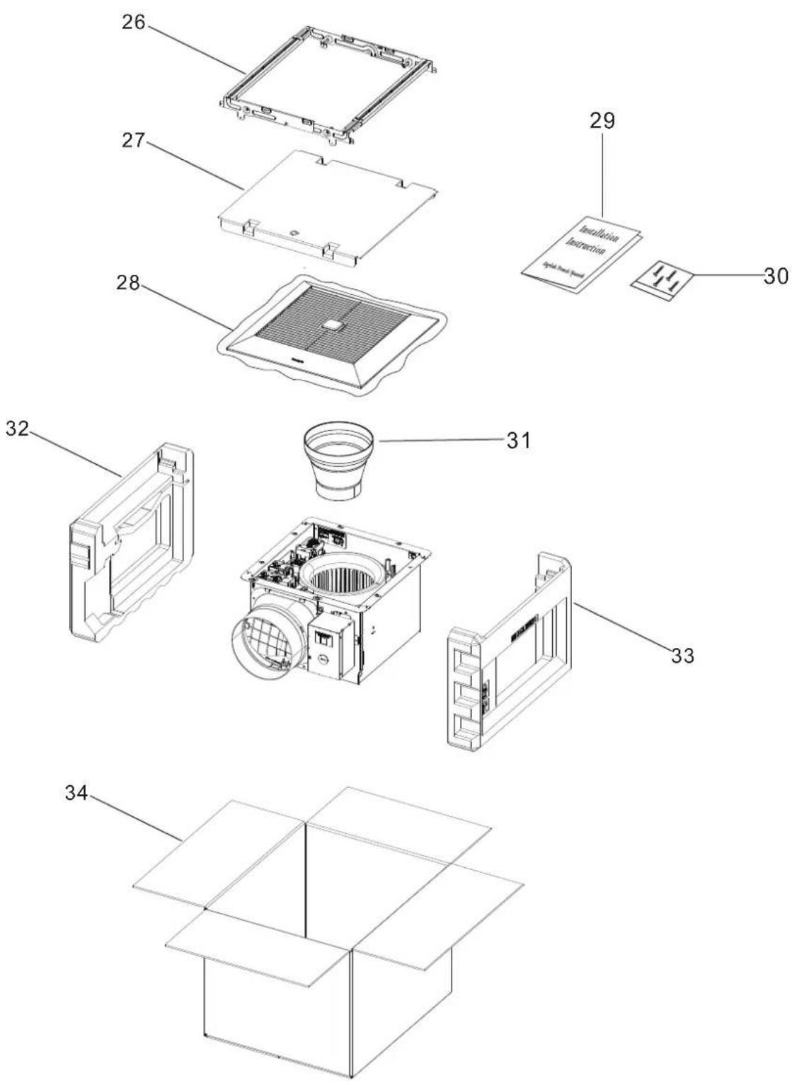 PANASONIC FV-0511VKS3 - Packing Section - 1