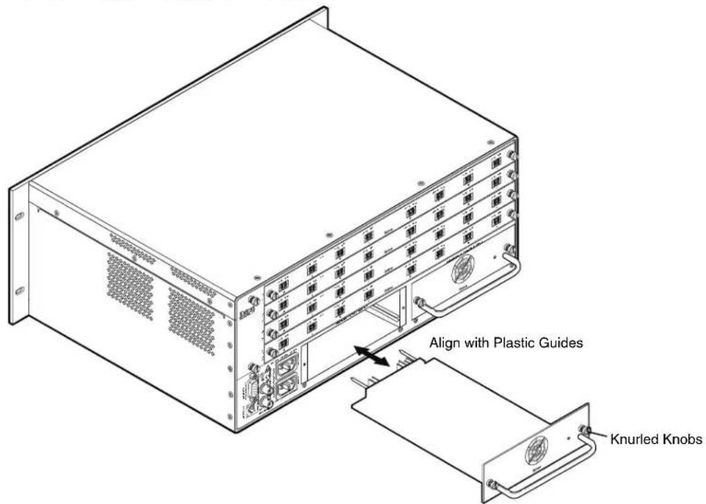 Align with Plastic Guides Knurled Knobs