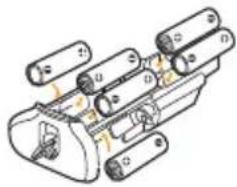 Vello BG-C8 - Inserting Batteries - 3