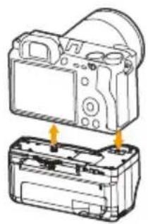 Vello BG-S8 - Attaching the Battery Grip - 4