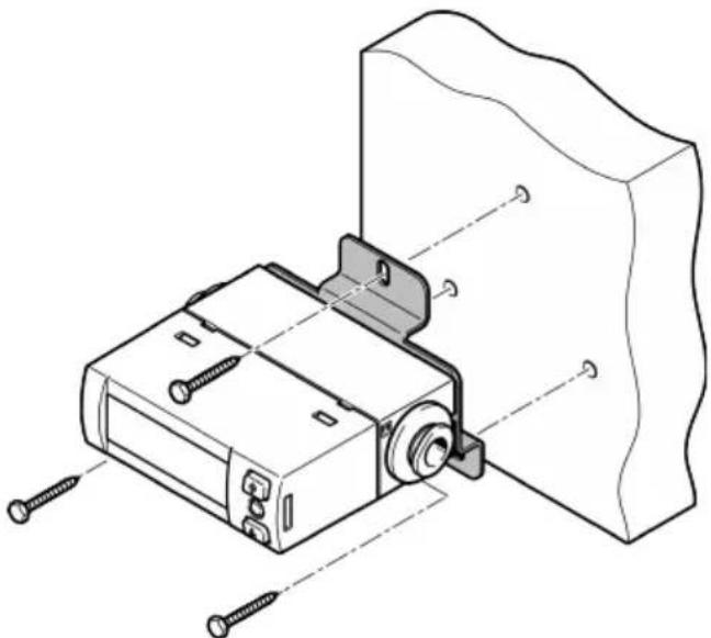 Festo SFAH-50B-Q6S-PNLK-PNVBA-M8 - Mounting the sensor with wall mounting - 1