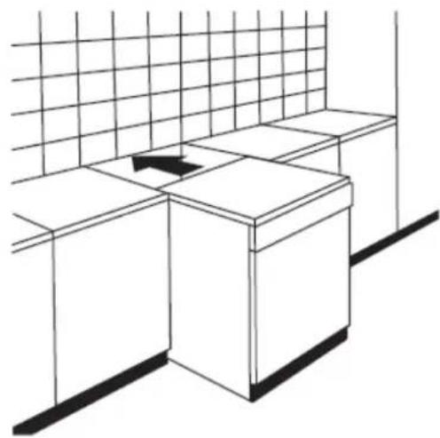 Master Kitchen MKDW FS607014 E WH E - Installazione per macchina da appoggio - 1