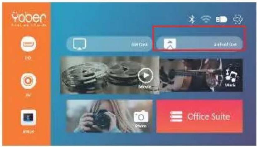 Yaber Pro U8 - 3.2.Miracast (for Android Devices) - 1