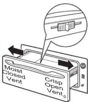 Moist Closed Vent Crisp Open Vent