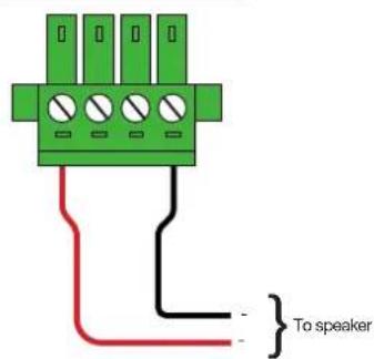 To speaker