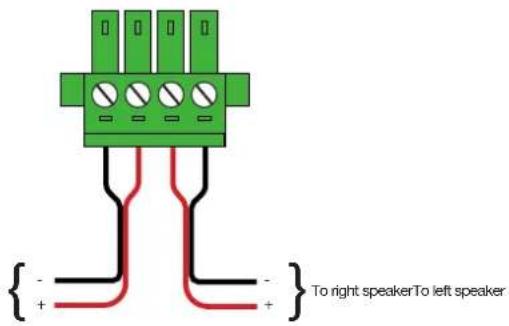 { - } To right speakerTo left speaker + +