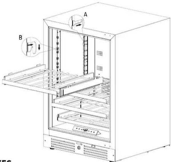 Landmark L3015UI1WPR-LH - INSTALLING THE SHELVES - 1