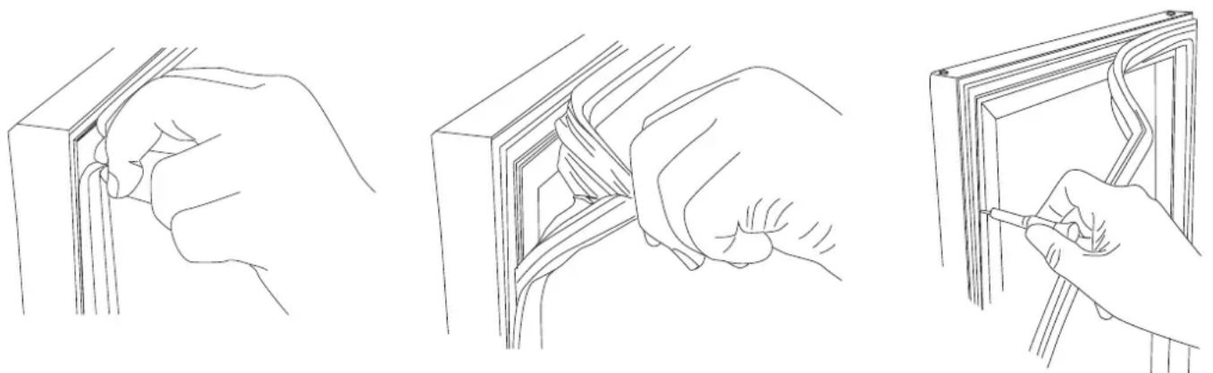 Landmark L3015UI1WPR-LH - INSTALLING THE DOOR HANDLE - 1