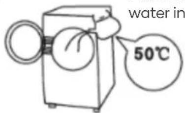 water in 50°C