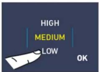 HIGH MEDIUM LOW OK