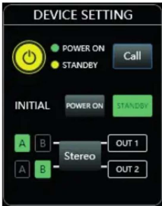 Audibax MA2500T DSP - Configuración de dispositivo - 1