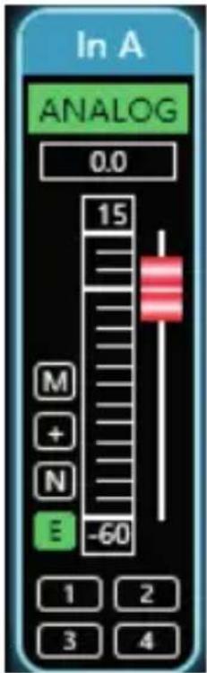 Audibax MA2500T DSP - Canal de entrada - 1