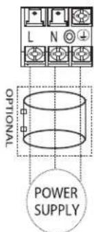 L N OPTIONAL POWER SUPPLY