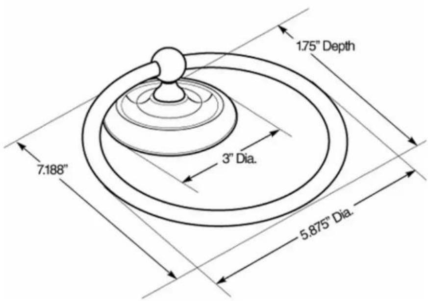 Moen Yorkshire 5386CH - Materials: - 1