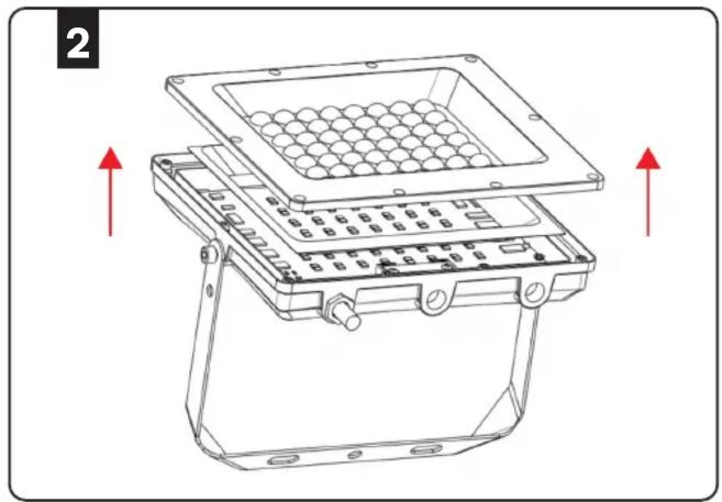 V-TAC VT-44100CCT - LED REPLACEMENT INSTRUCTIONS - 4