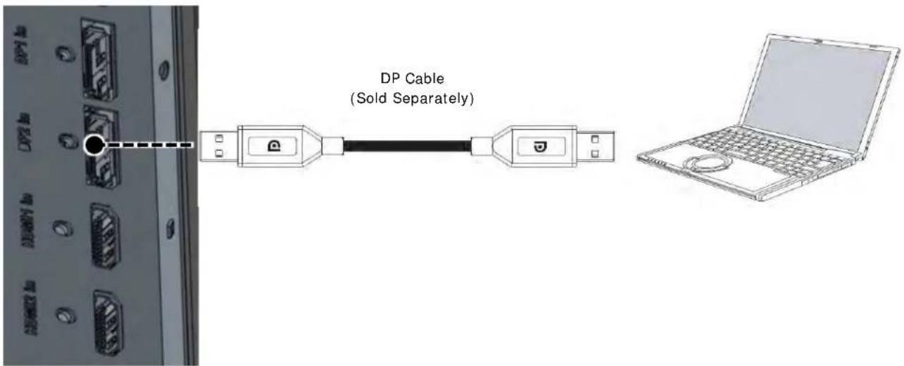 DP Cable (Sold Separately)