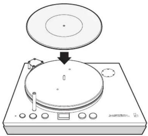 LUXMAN PD-171AL - Rubber mat mounting - 1