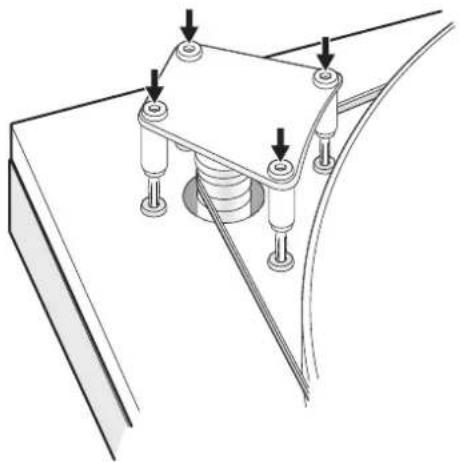 LUXMAN PD-171AL - Pulley cover mounting - 1