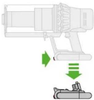DYSON Outisze - Changing your click-in battery - 1
