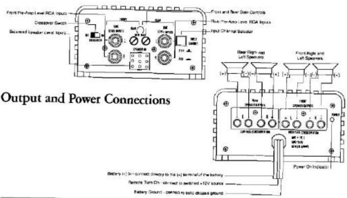 JBL GTQ100 - Speaker Connections - 1