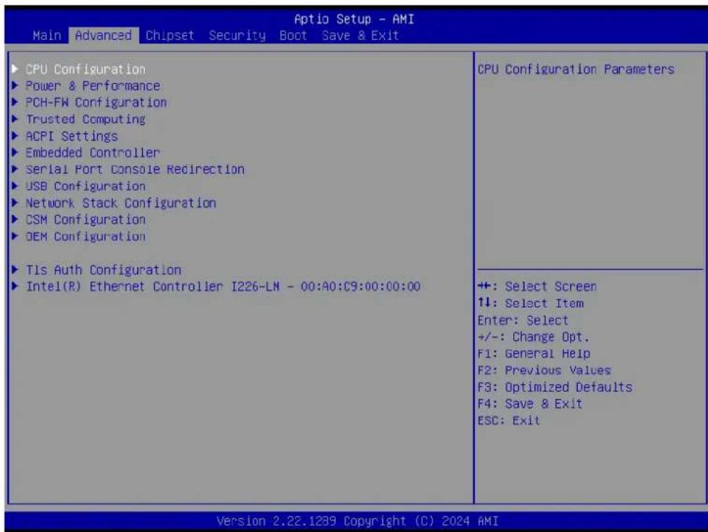 Advantech SOM-6833N8-S8A1 - Advanced BIOS Features Setup - 1