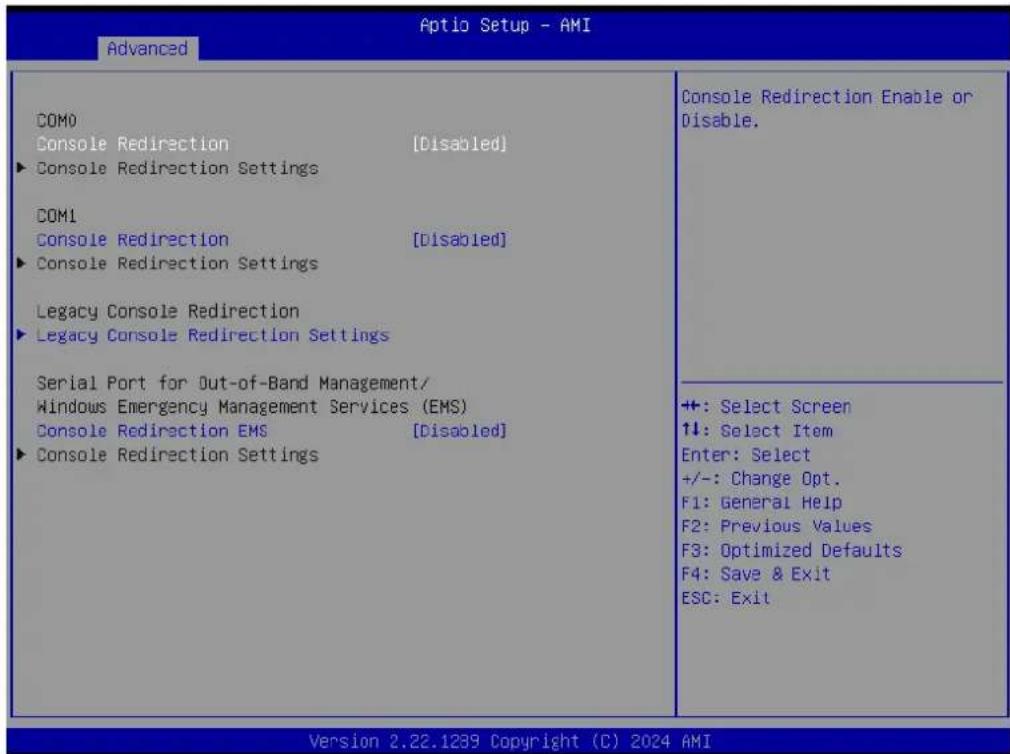 Advantech SOM-6833N8-S8A1 - Serial Port Console Redirection - 1