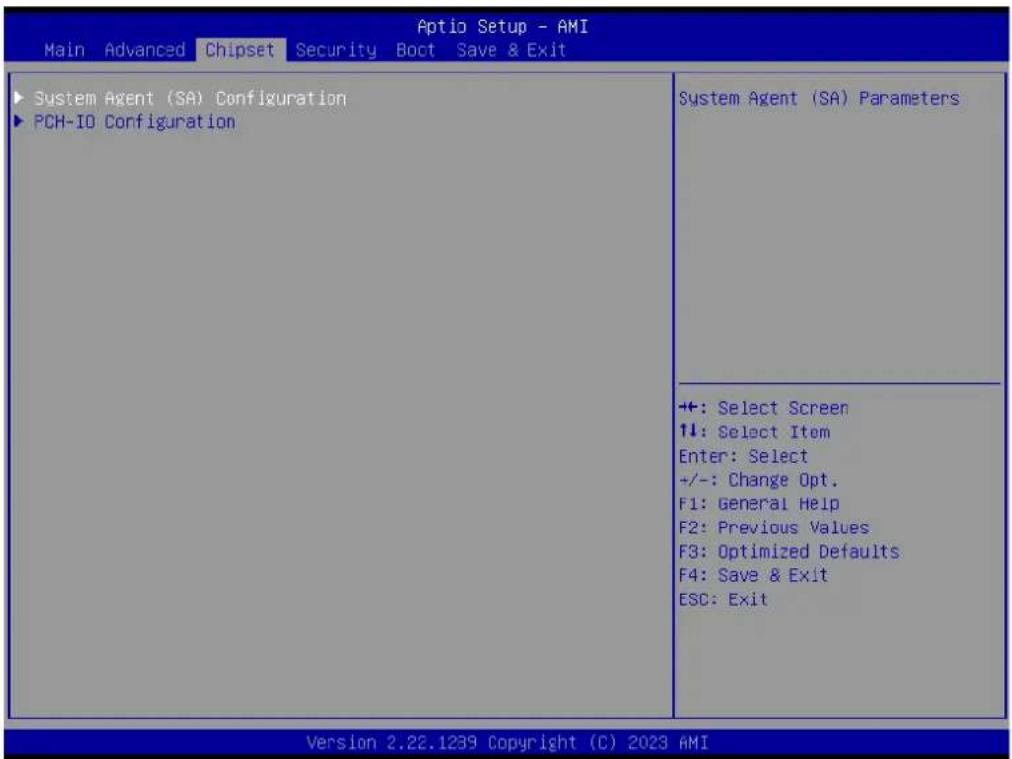 Advantech SOM-6833N8-S8A1 - Chipset Setup - 1