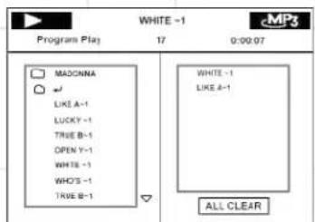 Program Play 17 0:00:07 WHITE -1 LIKE A-1 WHITE -1 LIKE A-1 ALL CLEAR