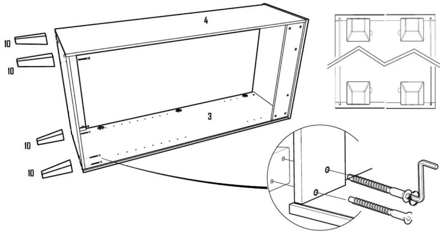 Venicci Forenzo Wardrobe - MAIN COMPONENTS - 54
