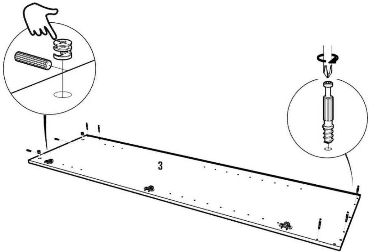 Technical diagram illustrating a mechanical assembly with labeled components and a hand gesture pointing to a cylindrical component.