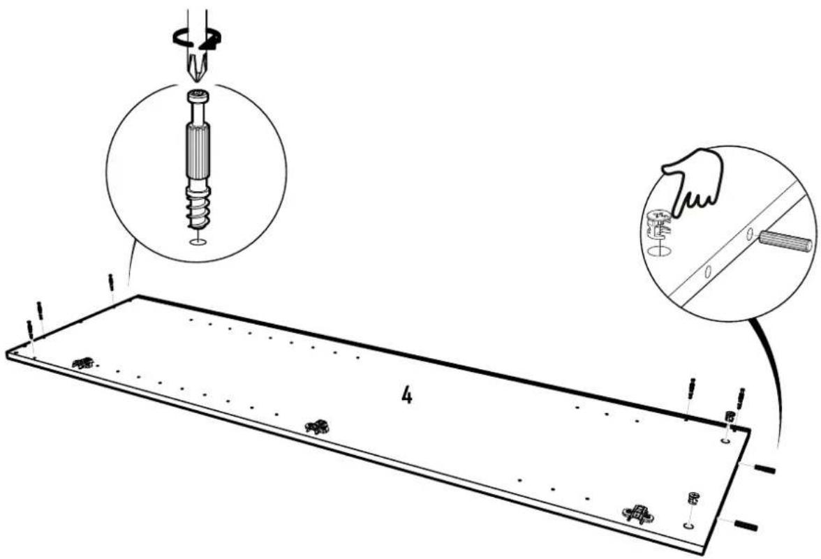 Technical diagram showing a mechanical assembly with labeled parts and a magnified inset showing tool path and component details.