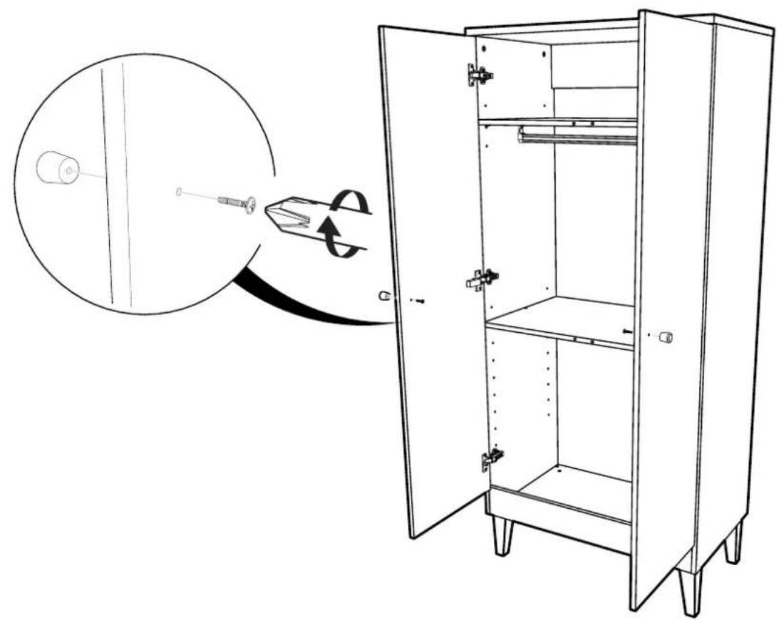 Venicci Forenzo Wardrobe - MAIN COMPONENTS - 74