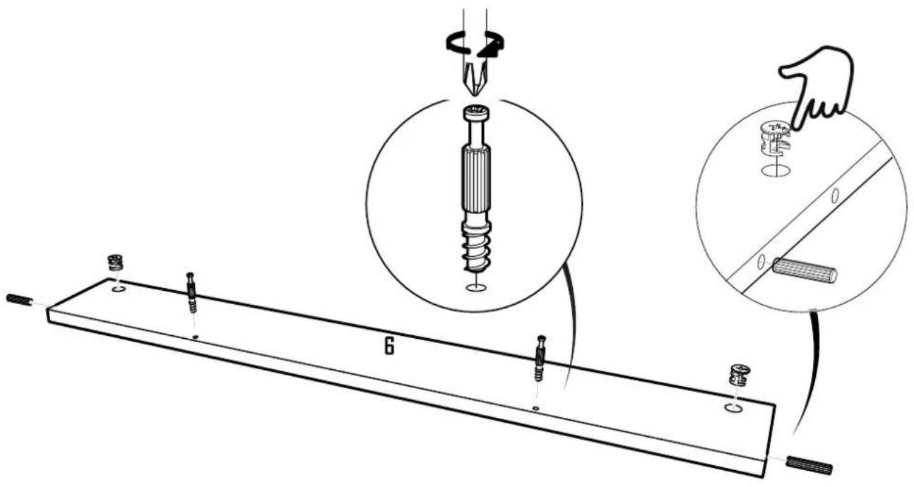Venicci Forenzo Wardrobe - MAIN COMPONENTS - 33