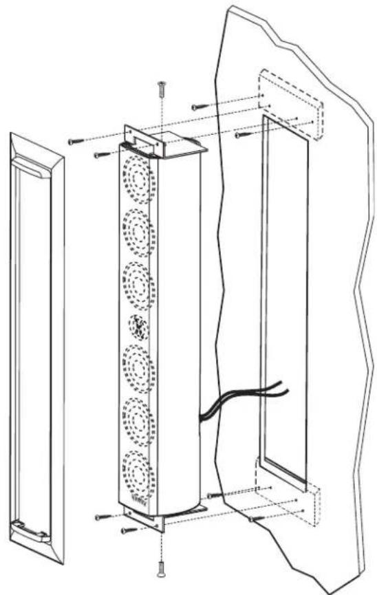 INFINITY TSS-4000 - Satellite Installation Exploded View - 1