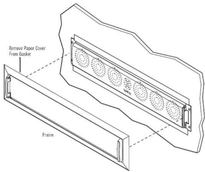 Remove Paper Cover From Gasket Frame