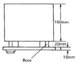 150mm 20mm 15mm Boss