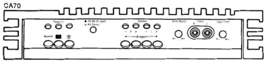 HARMAN KARDON CA70 - Stereo (CA70) and 4-channel (CA140Q) Systems - 5