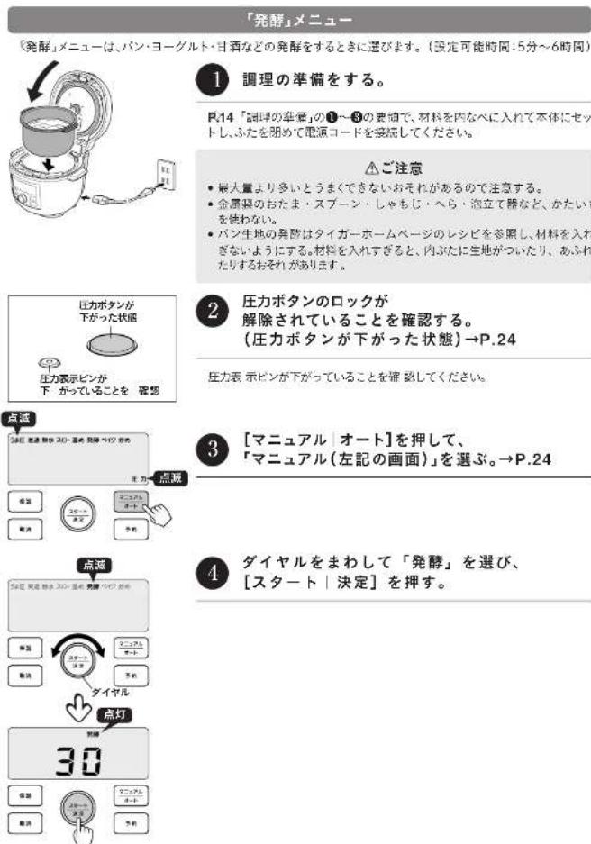 Tiger COK-B220 - 《追加加熱の方法(調理が足りない場合)》 - 1