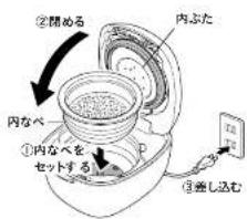 Tiger JPL-T100 - 予約炊飯のしかた - 1