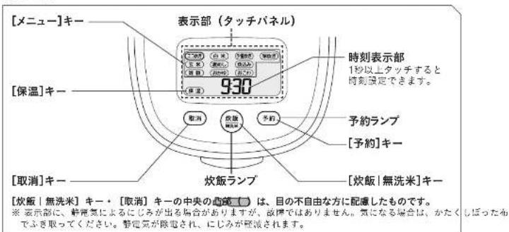Tiger JPL-T100 - 各部のなまえと付属品 - 1