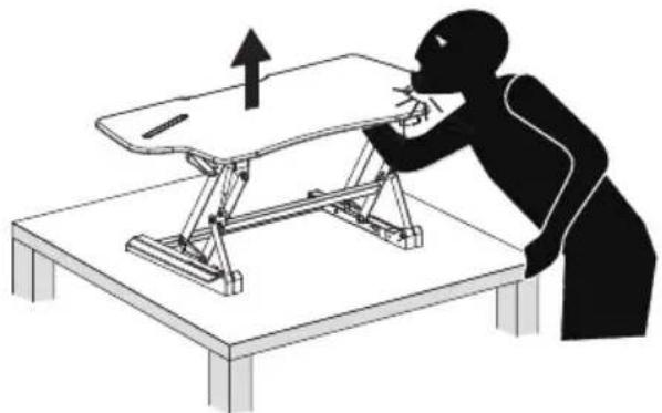 Mount-It! MI-8052 - Place it on a level surface (such as a desk, table, or the floor) - 3
