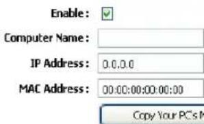 Enable: Computer Name: IP Address: 0.0.0.0 MAC Address: 00:00:00:00:00:00 Copy Your PCs M