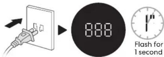 8:18 Flash for 1 second