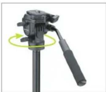 Magnus VPH-10P - Attaching the VPH-10P to Your Tripod - 2