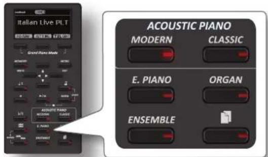 Italian Live PLT ACOUSTIC PIANO MODERN CLASSIC E. PIANO ORGAN ENSEMBLE