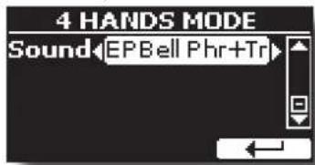 4 HANDS MODE Sound←EPBell Phr+Tr→